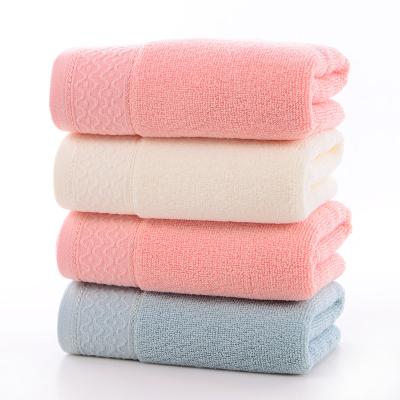 China Hypoallergenic High Quality Absorbent Quick Dry Thickened Face Washing Comfortable Skin Friendly Cotton Face Towel for sale