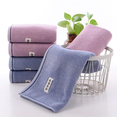 China Hypoallergenic Wholesale High Quality 100% Organic Face Wash Baby Cotton Towel for sale