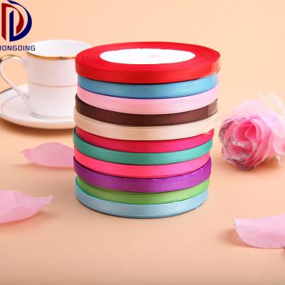 China Factory Direct Wholesale Recyled Polyester Satin Ribbon For Flower Wrapping Material for sale