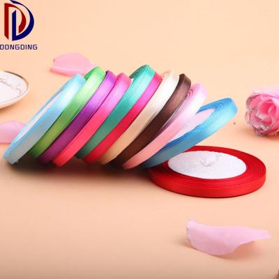 China Recyled China Made Soft Diy Handmade Flower Decorated Polyester Satin Ribbon for sale