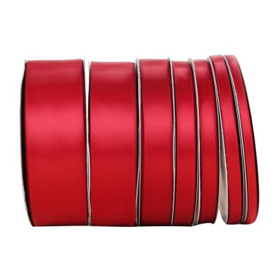 China Luster Gifts Tapes And Webbing Wholesale Custom Satin Ribbons Polyester Satin Ribbon for sale