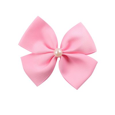 China Wholesale Eco-friendly Headwear Grosgrain Ribbon Bow Print Customized Design Decorative Ribbon Girls Wine Ribbon Bows for sale