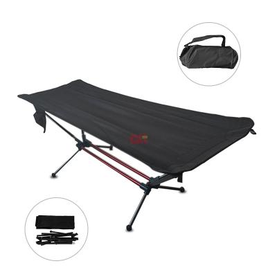 China Aluminum alloy fast outdoor portable compact ultralight camping cot folding bed camping fold bed for sale