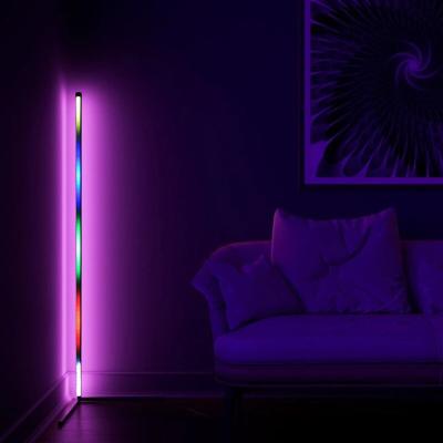 China Modern RGB Connecting Bracket Lamp Modern Led Night Light Corner Floor Lamp For Living Room Bedroom Led Floor Standing Lamp for sale