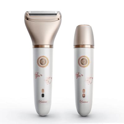 China RV Hatteker Women Waterproof USB Charging Painless Hair Remover Epilator for sale