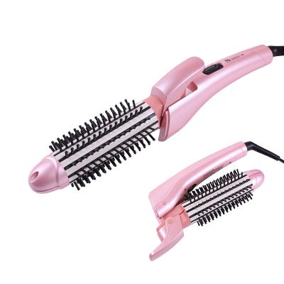 China Professional Female Straightener Ion Thermostatic Hair Curler Tools Negative RV SURKER Floded Hair Curling Iron Hair Straightener for sale