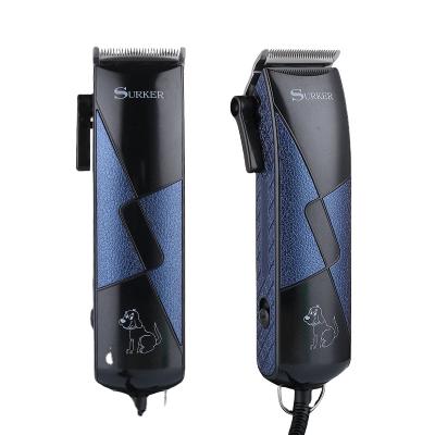 China High Power Hotel Electric Trimmer SURKER Bass Noise Reduction Pet Carving Clippers for sale