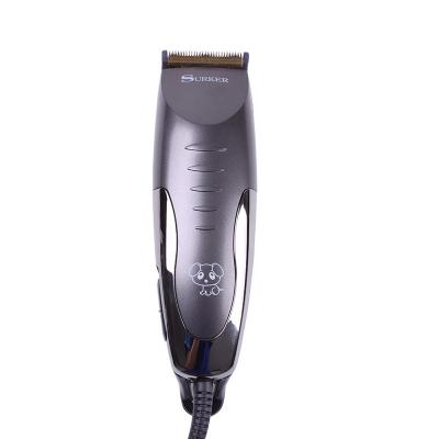 China Hotel SURKER Pet Hair Clippers Suitable For All Pets Clippers Powerful Electric Trimmer for sale