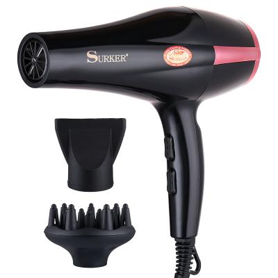 China SURKER Ion Healthy Ion Soft High Power Six Speeds Adjustable Hair Dryer for sale