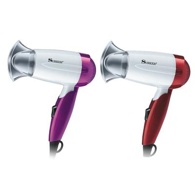 China SURKER Mini Hair Dryer Dormitory Household Collapsible Foldable Professional Hair Dryer for sale