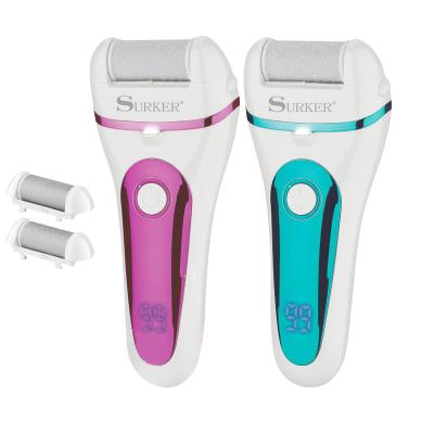 China RV SURKER Digital Electric Household Wash Pedicure Foot Skin Callus Tool Kit for sale