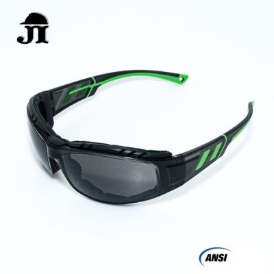 China JG078 Eye Protector Safety Glasses ANSI Z87.1 Standard With EVA Facial Contour For Full Coverage And Comfort for sale