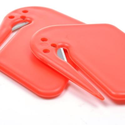 China Promotion Giveaway Favorable Price Funny Style Household Use Various Colors Letter Paper Cutter Shaped Cutter Hard Plastic House for sale