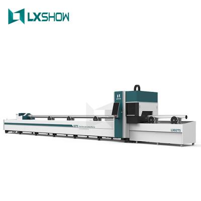 China NEW 1kw 1.5kw 3kw 4kw Fiber Laser CUT 2021 LXSHOW Stainless Steel Automatic Structural Steel Metal Tube Laser Cutting Machine Price for sale