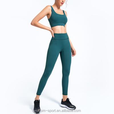 China 2022 New Arrival Breathable Yoga Sets Wholesale Custom Color Yoga Sets Women Sports Fitness Apparels Yoga Sets for sale