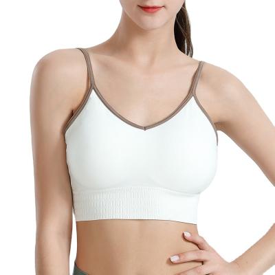 China Wholesale Custom Women Custom Logo Breathable Sublimation Sports Bra For Running Yoga Fitness Gym Clothes Sports Bra for sale