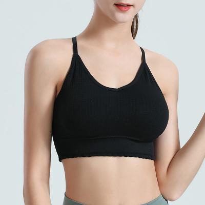 China Best Selling Custom Made Breathable Yoga Top Sports Bra Women Yoga Bra Women Seamless Fitness Sports Bra for sale