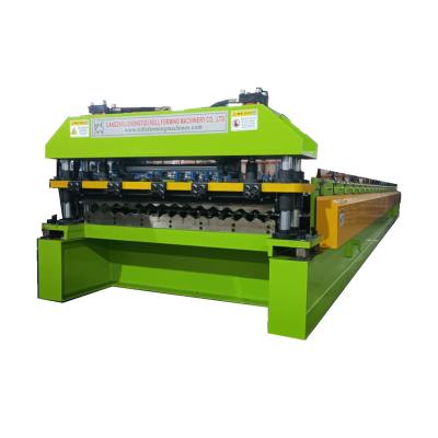 China High Speed ​​Film Coated Corrugated Roofing Roll Forming Machine Corrugated Roof Panel Making Machine for sale