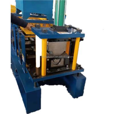 China Hotels Rain Gutter Roll Forming Machine Decking Machine Color Steel Australia Color Steel Touch Screen And Button 60-80mm for sale