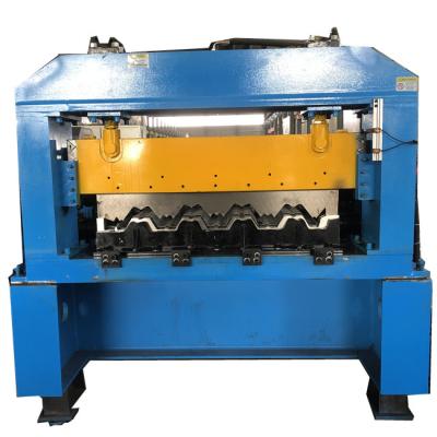 China Building Material Stores Floor Metal Deck Forming Machine For 915 Using 1150 Mm Input Coil Width for sale