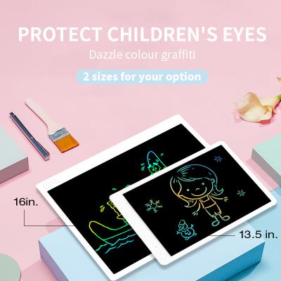 China 16 Inch Eco-friendly Kids Digital Draw LCD Graphics Drawing Magic Painting Writing Pads Digital Tablet Board Note Pads Tablet for sale