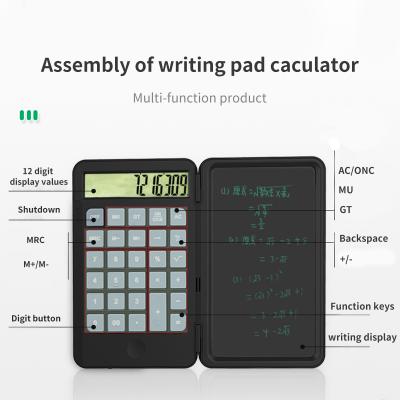 China Electronic Engineering Magic Eco-friendly Fancy Financial Desktop Diary with LCD Digital Graph Drawing Writing Tablet Desktop Calculator for sale