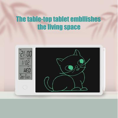 China 2021 eco-friendly standup desk calendar 10 inch lcd note board notepad writer sticky tablet digital monthly listing pad for sale