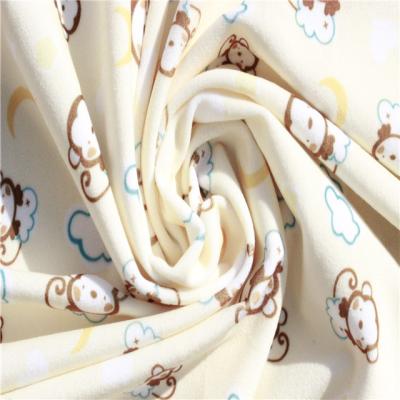 China Various Simple Baby Print Designs Crystal Velboa Cartoon Pattern Clothing , Leaves for sale