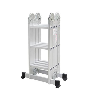 China Folding Ladders Folding Ladder Portable Universal Aluminum Ladder Quadruple Ladders with EN131 for sale