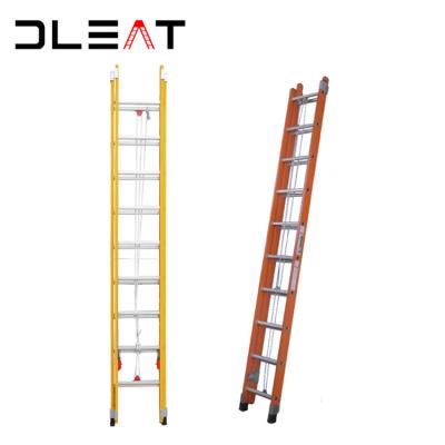 China Insulation ladders frp cheap grp electrical double sided foldable universal electricians fiberglass ladders for sale