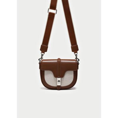 China New Branded Luxury Designers High Quality Cross Saddle Handbag - Body Handbag Designer Lady Custom Logo Genuine Leather Handbag for sale