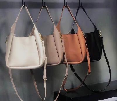 China Popular High Quality Brown Cross - Body Handbag Genuine Leather Women Bag Fashion Cover Single Shoulder OEM Customized Customized Logo for sale