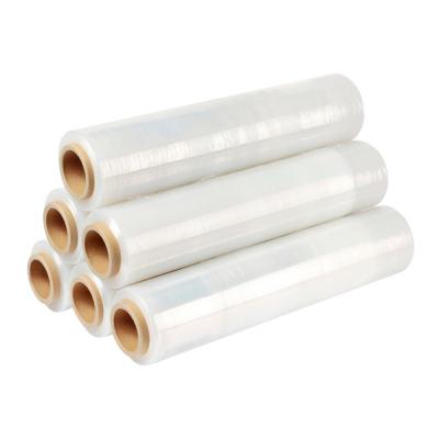 China NEWERA LLDPE China industrial moisture proof stretch film roll packaging transparent film, 20 mic 25 mic for sale