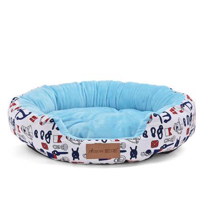 China Princess Style Cute Warming Dog Beds Rectangle Breathable Washable Pet Bed With Cotton Firm Breathable Pet Bed for sale