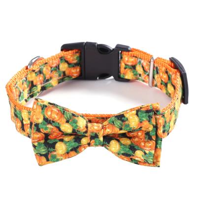 China Hot Selling Padded Halloween Pet Border Collars Small And Medium Dogs Bows Holiday Ornaments for sale