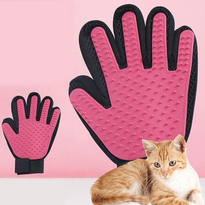 China Cat Cleaning Mitten Pet Grooming Massage Mitt Silicone Dog Hair Remover Hair Brush Stocked Sticky Comb for sale