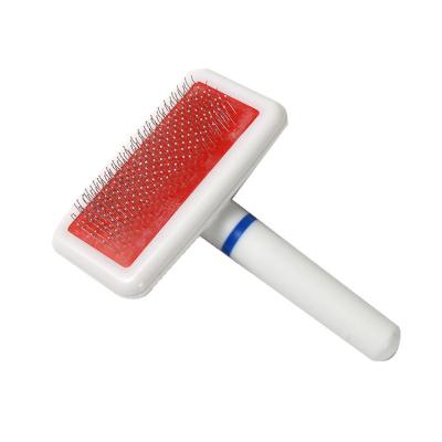 China Pet Stocked Feed Stabilized Wholesale Pet Grooming Brush To Dog Hair Floating Cleaning Brush for sale