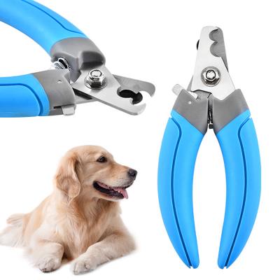 China Stocked Pet Cleaning And Care Products Nail Scissors Cat And Dog Nail Scissors Two Edged Sharp for sale