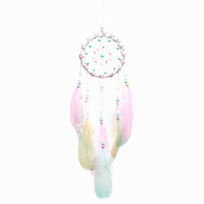 China New Organic Matter Fashion Gift India Feather Shell Dream Catcher Wind Chimes for sale