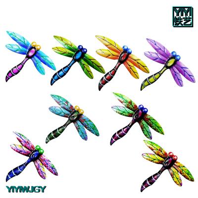 China Art Decor Metal Dragonfly Wall Garden Decorations Home Decor for sale