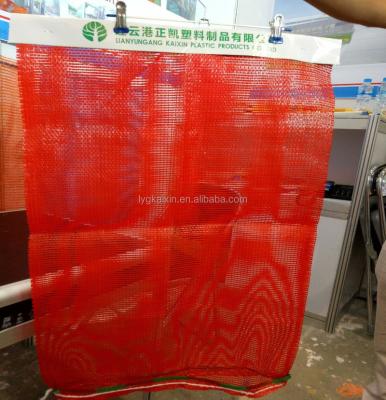 China Red safety PP Potatos mesh bags&mesh bags for potatos/potatos bags for sale