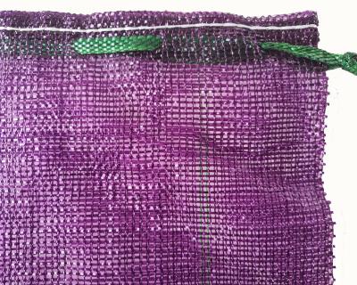 China Recyclable High Quality Vegetable Mesh Fruit Pouch Net Mesh Bags PP Gauze Mesh Packaging Bag For Onions for sale