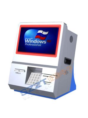 China ZT2833 Series Desktop Information / Financial / Retail Mall Kiosk with Card Reader for sale