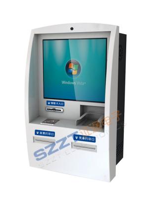 China ZT2830-B00 Information Interactive / Retail / Ordering / Payment Wall Mounted Kiosk with Barcode scanner & receipt  for sale