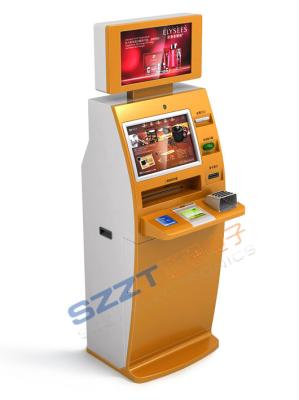 Chine Billetterie multifonctionnelle de kiosque d'opérations bancaires/atmosphère avec le double écran ZT2910 à vendre