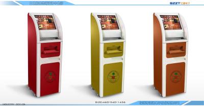 China Interactive Information Kiosk  & Internet Lobby Kiosk with A4 Printer ZT2081-A01 for sale