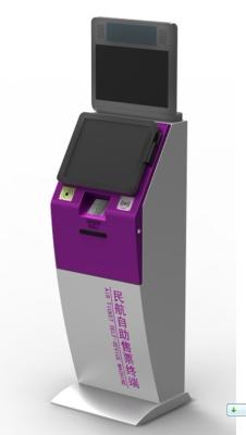 China ZT2182 verdoppeln Schirm-Lobbyart Fluglinien-Eigentest im Kiosk mit Windows XP/Gewinn 7 zu verkaufen