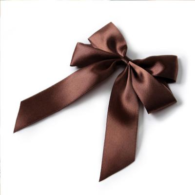 China Luxury Recyled Custom Or Standard Gift Ribbon And Hangers Premade Bows Ribbons For Gift Bags for sale