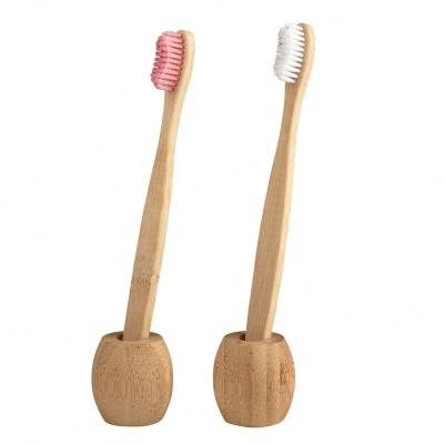 China Disposable Daily Oral Care Environmental Biodegradable Bamboo Toothbrush for sale