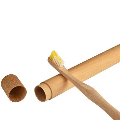 China China Friendly Convenient Multifunctional Bamboo Toothbrush With Case for sale